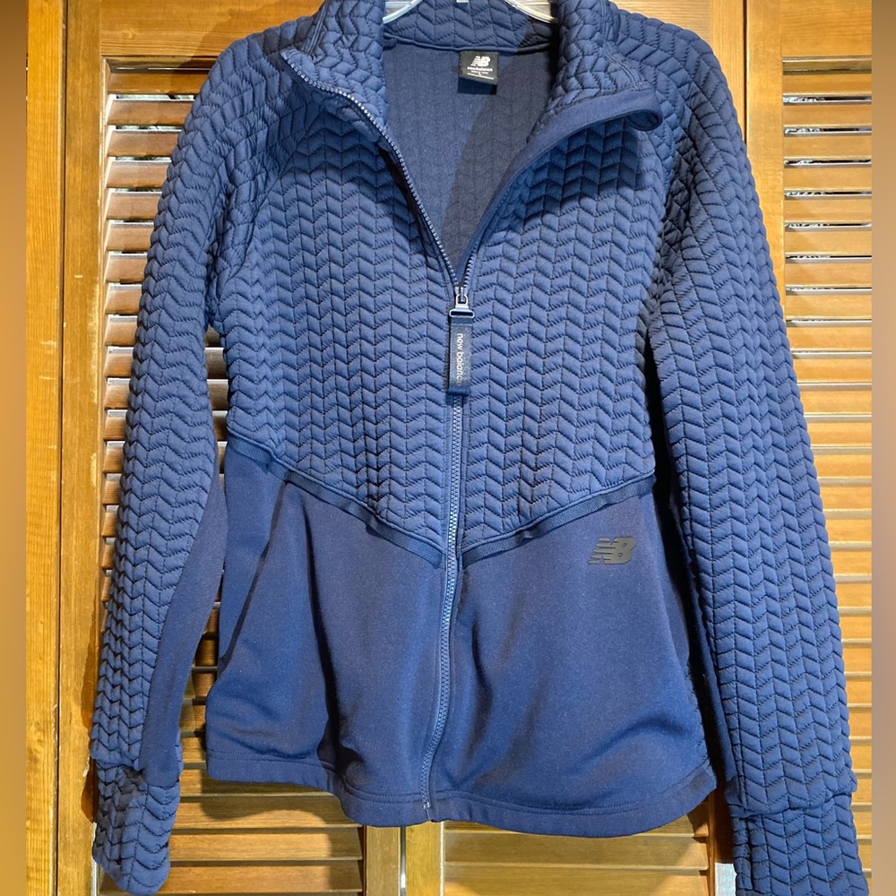 New Balance Women’s Heatloft Athletic Jacket, Navy Blue